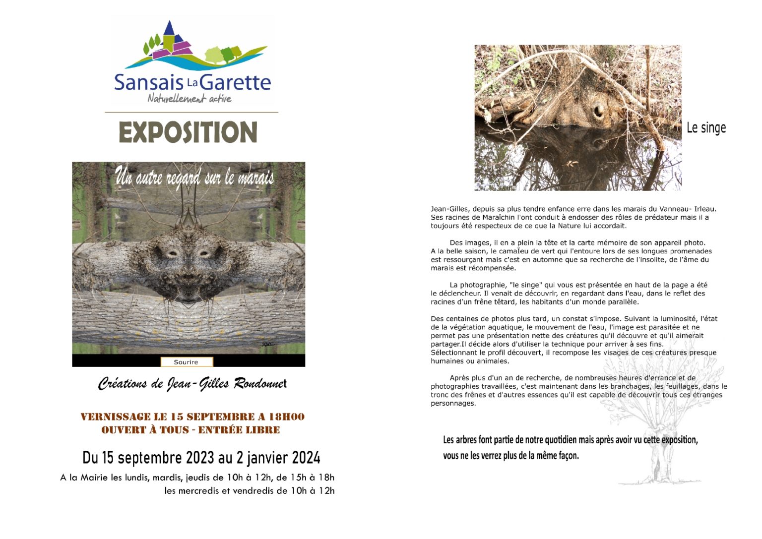 EXPOSITION : Un autre regard sur le marais