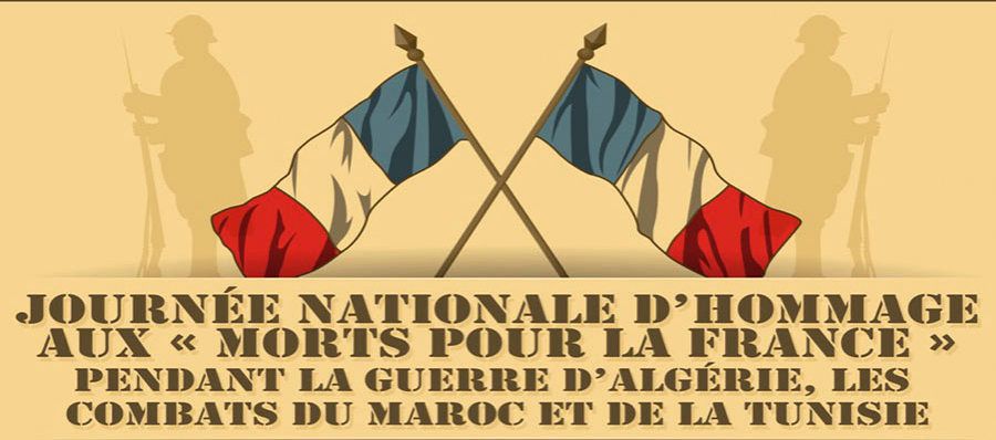 Journée nationale de commémoration d’hommage aux morts pour la France