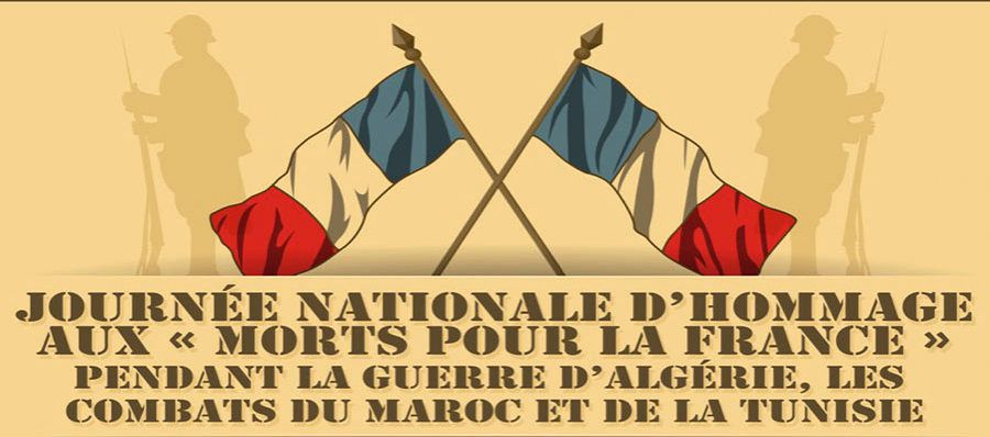 Journée nationale de commémoration d’hommage aux morts pour la France